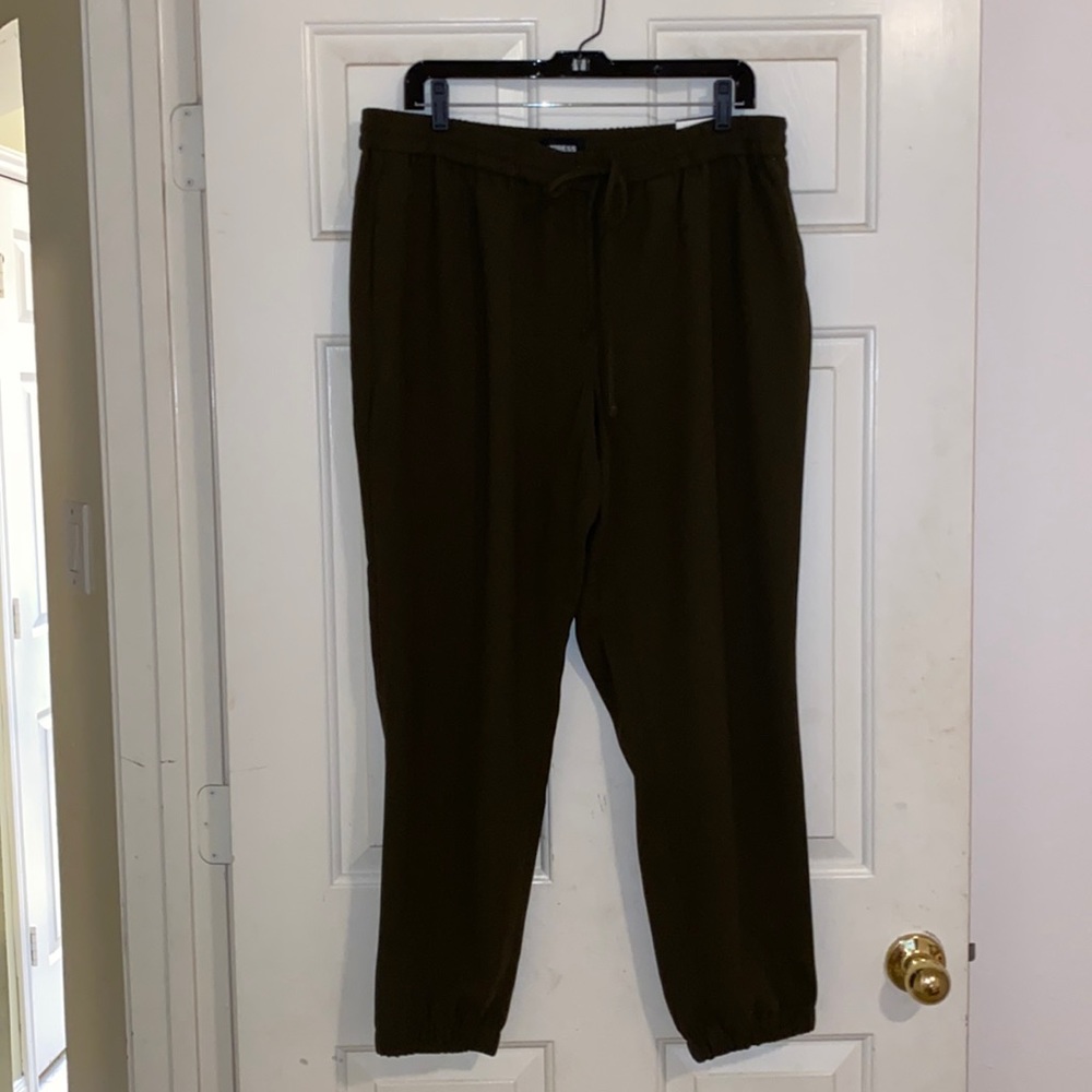 Express Olive Joggers